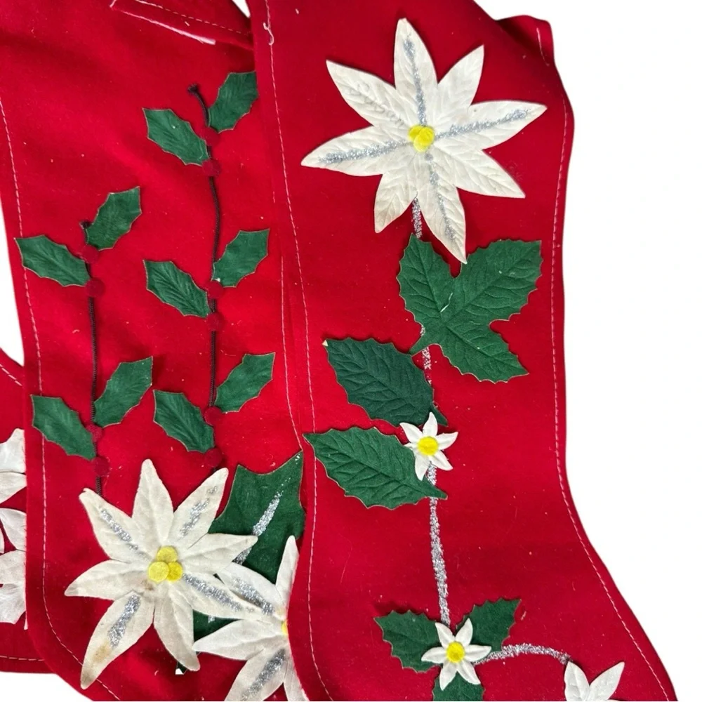 Vintage Appliqué Christmas Stockings Four‎